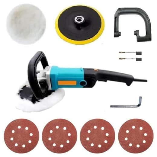 Politriz Lixadeira Angular 7 Polegadas 1400 Watts 220v SG-9180 KaQi + Kit 4 Lixas Disco