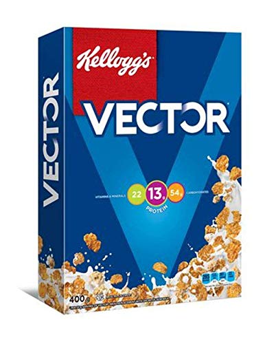 Kellogg's Vector Meal Replacement Cereal, 400g/14.1oz, 2-Pack (Imported from Canada)