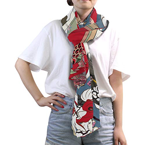 Women's Silk Scarf Fashion Scarves Lightweight Shawls and Wraps3