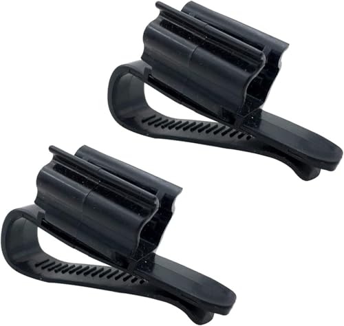 Image of 2Pcs Fish for Tank Mounting Clip Water Pipe Hose Holder Multifunction Adjustable Clamp for 0.31 inch inch-0.62 inch inch Dia Tub Aquarium Tube Holder, Aquarium Air Pump Accessories Aquarium Pumps and Filters (Black)