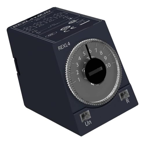 Compatible with REXL4TMF7 Modular Timing 5A 4CO 0.1s-100h On-Delay 120V AC Industrial Control Panel