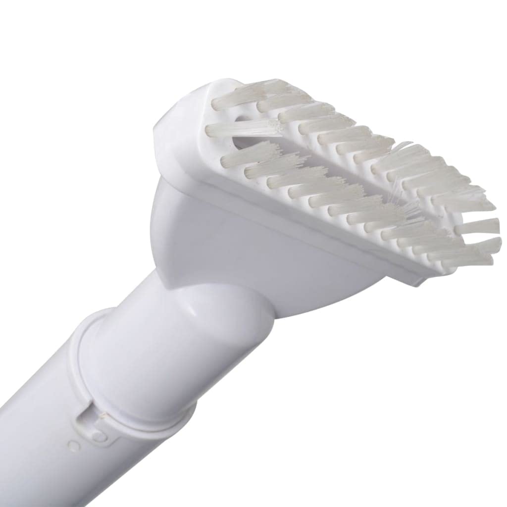 Aspirador automático de piscina con pilas, mango telescópico de 130 a 195 cm, filtro extraíble, cepillo extraíble, limpiador de suelos para pelvis, esquinas, escaleras