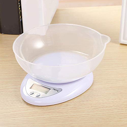 Balança Digital de Cozinha com Bandeja 5kg CBRN14170 - Commerce Brasil