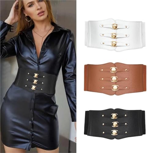 Elastic Wide Corset Belts for Women Waist Plus Size Belt Female Dress Waistband Big Stretch Cummerbunds2