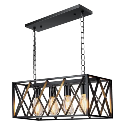 Pynsseu Industrial Kitchen Island Pendant...