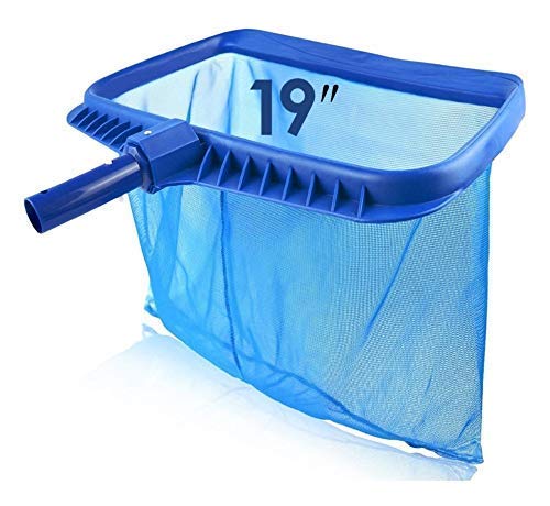 Atlake Pools Swimming Pool Deep Leaf Net Standard Heavy Duty Pool Cleaning Tool Swimming Pool net 19'' Telescopic Pole Not Included