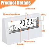 Zoom IMG-2 orologio termoigrometro digitale con temperatura Zoom IMG-2 orologio termoigrometro digitale con temperatura