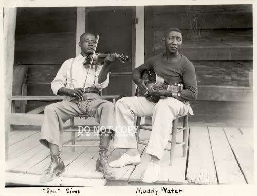 Portrait Muddy Waters et Son Sims cadeau ideal passionne musique Blues 20x25