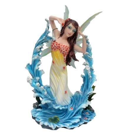 Statuette Fée Ocean Fresco Monde Féérique de 40cm pour décoration