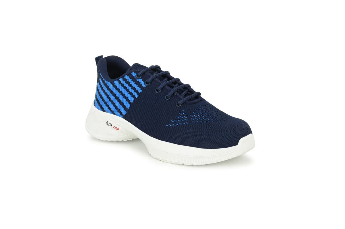 DIMMO Blue Canvas Light Weight Steel Toe Safety Shoes (3303) Amazon