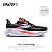 Brooks Women’s Ghost 17 Neutral Running Shoe - Black/Purple/Coral - 7.5 Medium