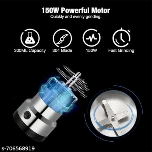Image of Stainless Steel Nima Multifunctional Grinder Smash Machine Coffee Beans Electric Grinder and Coffee Maker Household Electric Mixer Grinder