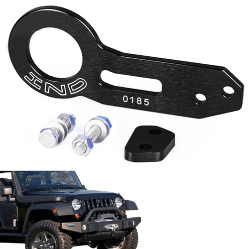 Raxove Gancio per rimorchio posteriore per auto - Kit gancio per rimorchio posteriore per auto in lega di alluminio,Gancio per rimorchio posteriore in alluminio per auto riutilizzabile per veicoli