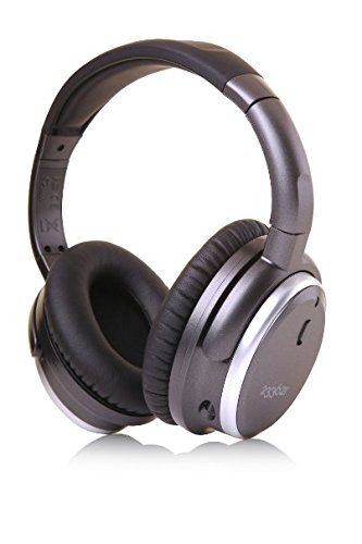 233621 H501 Active Noise Cancelling Over-ear Headphones with Inline Microphone and Carrying Case, 50 hour Battery Time (Wired / Space Grey)