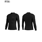 KMT Wetsuit Top Men, Mens Wetsuits Jackets 2.5mm Long Sleeve Upgrade CR Neoprene Tops for Surfing Diving Snorkeling Kayaking Swimming - Image 3
