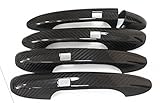 Eppar New Carbon Fiber Handle Covers for Mercedes Benz C-Class W205 Sedan 2015-2017 C180 C200 C220 C250 C300 C350 (W205 Sedan (Car Door with Touch Auto Lock))