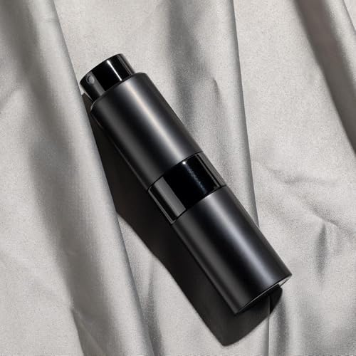 Image of 3pcs 10Ml Travel Perfume Atomizer Refillable For Men & Women | Atomizer Spray Bottle, Travel Size Pocket Perfume Dispenser - For Cologne, Aftershave, Fragrance (Matte Black)
