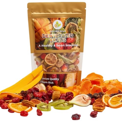 Image of Premium Mixed Dehydrated Fruits Combo - Strawberry, Kiwi, Peach, Plum, Mango, Orange & Pineapple - Vitamin Rich Dried Fruit Snack - Healthy Smart Snacking (Pack of 2)