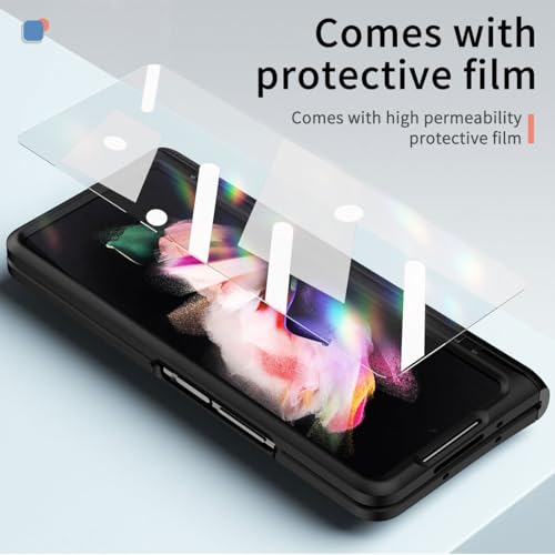 Étui Galaxy Z Fold 5 rigide vert fente stylo antichoc - 4