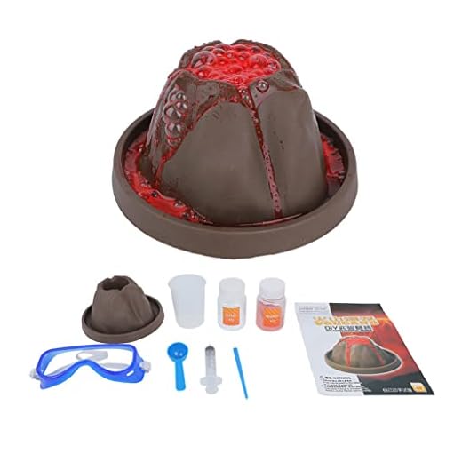 ZZALLL DIY Science Kit för barn Explosive Volcano Science Experiments Kit Volcano Reactor Lätt att använda ökar inlärningsintresset