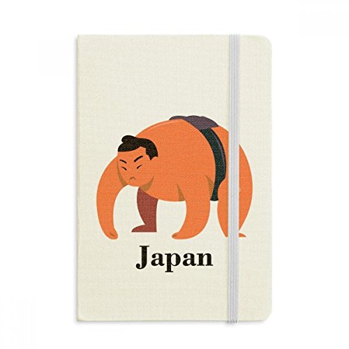 Journal Sumo japonais A5 de style traditionnel avec reliure d'art en tissu rigide Premium