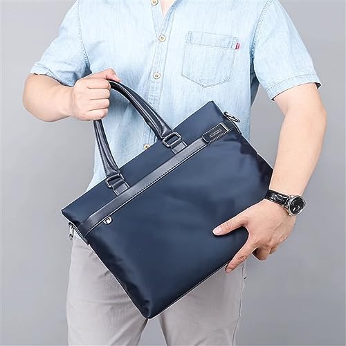 Men's Oxford Cloth Briefcase Document Bag Handbag for Carrying Paper Files3