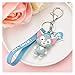 Cartoon Schlüsselbund Mode Cartoon-Katze Eichhörnchen Keychain Niedliches Dreidimensionales gestreifte Elefant Keychain Spaß-Telefon-Beutel-Auto-Anhänger Schlüsselanhänger Cartoon (Color : Kitty)