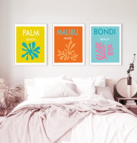 Mu Bamboo Preppy Room Decor Aesthetic,Abstract Travel Poster Set Of 6 (8 * 10In,Unframed),Wall Art Exhibition Poster & Prints,Colorful Wall Art, Maximalist Decor, Dorm Room Decor,Preppy Things #TOP2