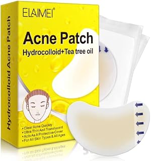 Hydrocolloid Acne Patch(20 Patches), Large Pimple Patch Spot Control Cover, Extra Larger Acne Patch for Covering Large Breakouts, Spot Patch, Pimple Stickers for Body, Cheek, Forehead, and Chin