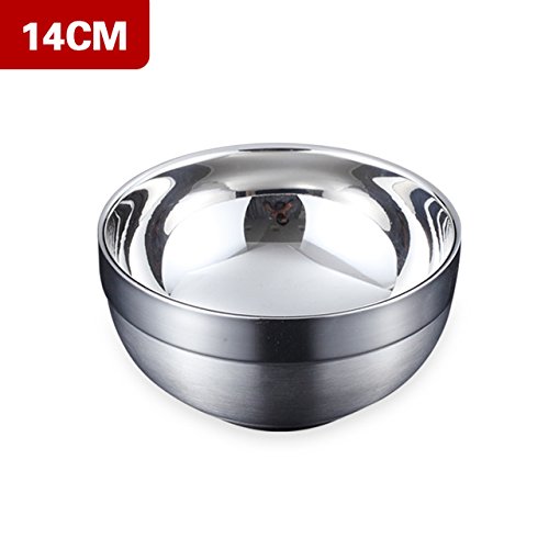 WORTHBUY 1Pcs 304 Stainless Steel Rice Bowl LeakProof Thermos For Food