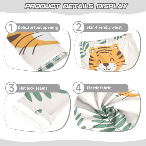 Girls Leggings Cute Tiger Toddler Girls Clothes Leggings for Girls Toddler Girls Leggings 3-4T3