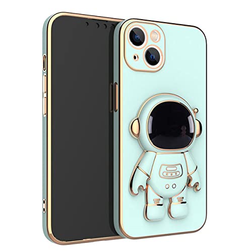 Coque iPhone 8 Plus X XR 11 12 13 Pro Max avec béquille de protection astronaute