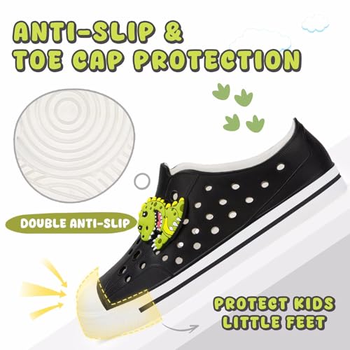 Image of FUNCOO PLUS Toddler Sandals for Boys Girls Kids Summer Quick Dry Sneakers Pool Beach Swim Water Shoes for Children