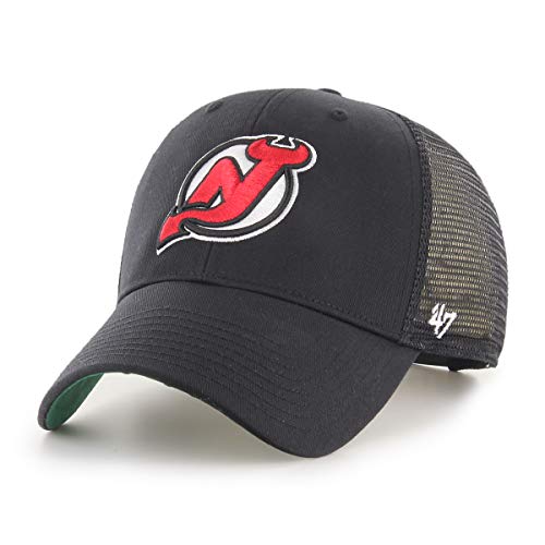 '47 New Jersey Devils NHL Most Value P. Branson Schwarz Verstellbare Trucker Cap One-Size