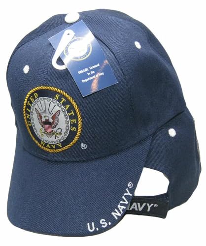 Gorra con Emblema Letras US Navy Azul miniatura 2