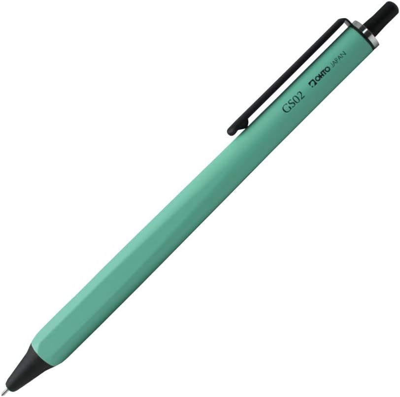 OHTO GS02 Roller l Pen, Retractable Needle Tip 0.5mm Fine Point, Mint