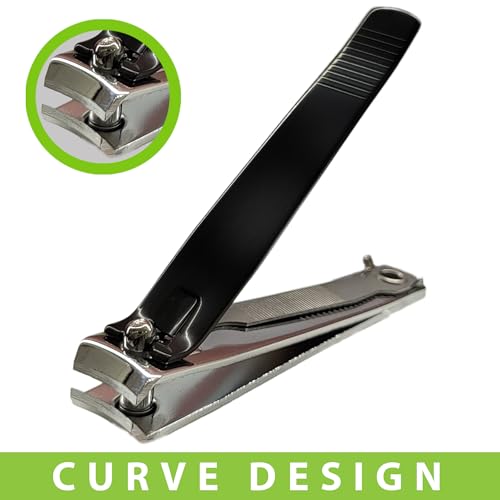 Midazzle Large Nail Clipper/Cutter (Black) - (MINAA00001) (Pack of 1) - Image 3