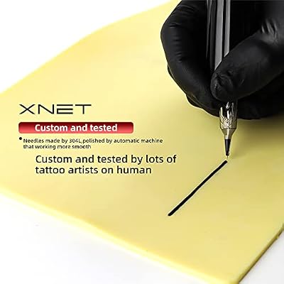Xnet X-RAY #10 Bugpin 1RL Tattoo Cartridges 20pcs Disposable 0.3mm 1 Round Liner Needles for Professional Tattoo Artists Permanent Makeup Tattoo Supplies