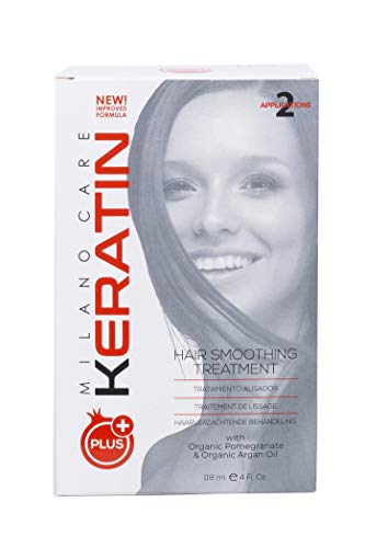 Milano Care Keratin Hair Smoothing Treatment Kit â€“ Keratin Hair Treatment and Clarifying Shampoo â€“ Professional Salon Smoothing System - Keratin Hair Duo Kit