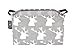 HKEC Rectangle Storage Basket with Handles, Collapsible Storage Box Cute Canvas Organizer Bin for Pet/Kids Toys, Books/Playroom Organization/Toy Bin/Closet/Baby Hamper (Gray Deer Pattern)