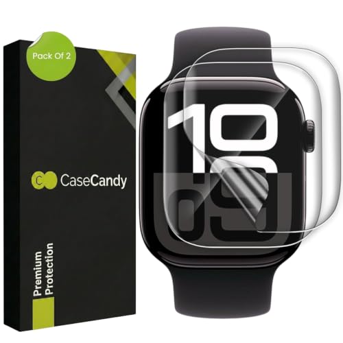 Image of BIGFACE Casecandy - [Pack of 2 Screen Protector Guard For Apple Watch 46mm Series 11 /10 | HD Screen Guard for Apple Watch Series 10 / Series 11 46mm - HD /Easy Installation Kit