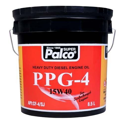 Image of PALCO PPG-4 15W40 | API:CF-4 /SJ & MB 228.1 Multigrade Engine oil for Diesel Commercial Road Transport Off Highway Vehicles | New Generation Automotive Vehicles | 8.5 Litres