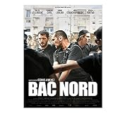 Bac Nord Affiche de Film Mur Toile Peinture Salon décor à la Maison Cadeau oeuvre -50x70cmx1pcs -Pas de Cadre