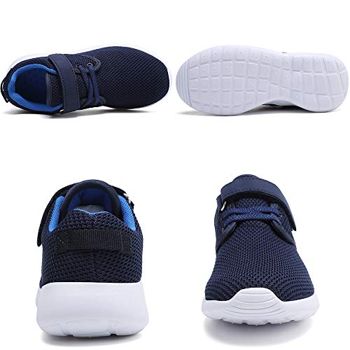 Image of TOEDNNQI Kids Shoes Toddler Boys Girls Lightweight Strap Sneakers