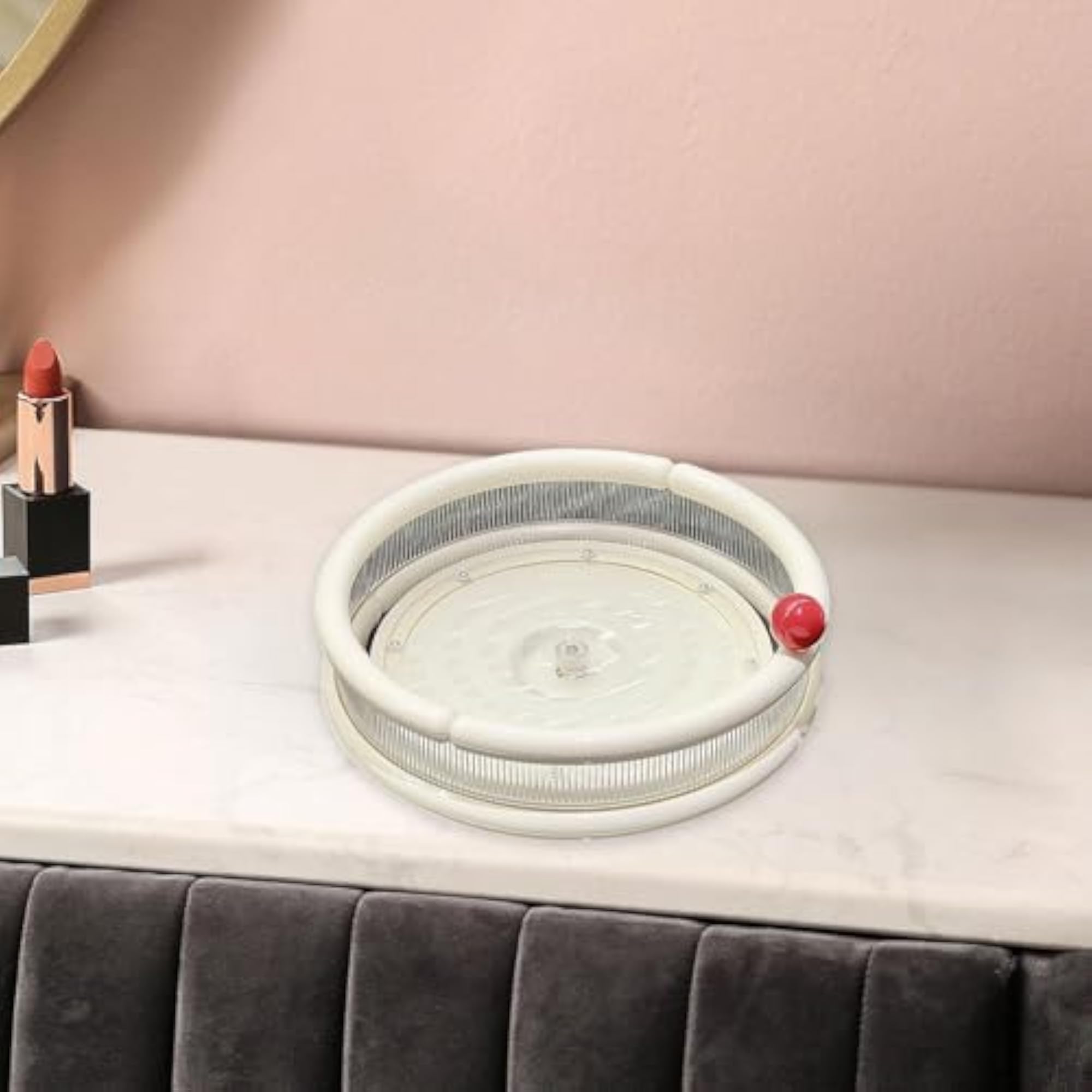 Rotating Makeup & Skincare Organizer for Bedroom