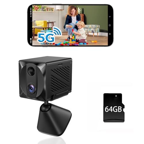 ZTTAOLII 5G WiFi Hidden Spy Camera - 4K HD Indoor Security Cam