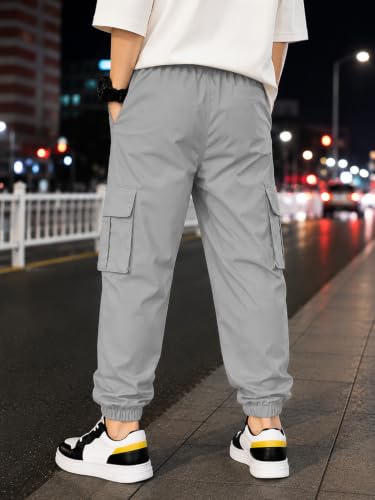 Image of TAGAS Boys Side Pocket Cargo Pant|| CargoPants|| Regular Slim Pant for Kids ||Relaxed Trouser ||Joggers Pant for Men ||Boy Loose Comfortable Cargos|