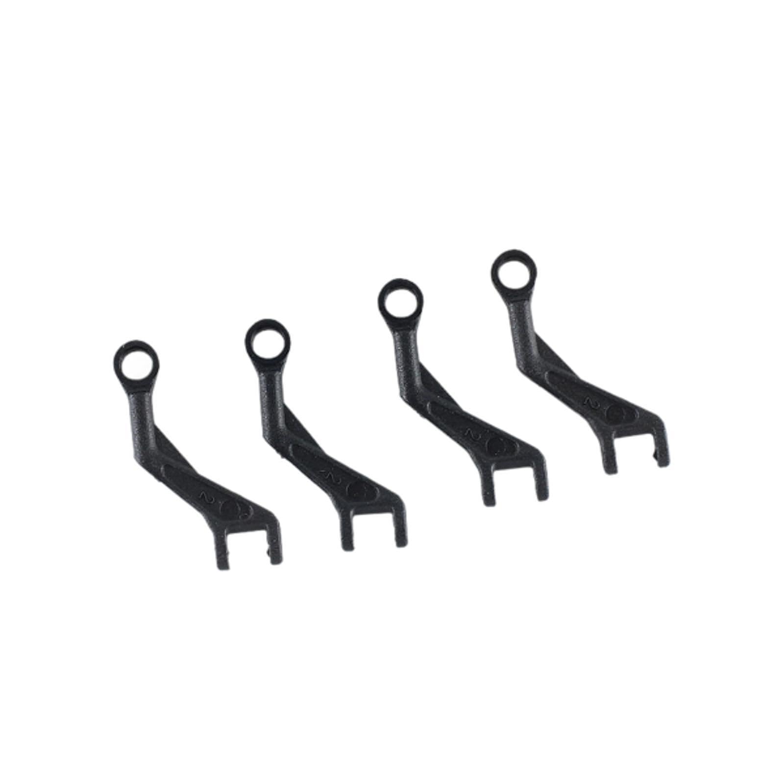 DYNWAVE 4X Link Rods Aircraft Model Spare Parts Easy Installation Sturdy Lightweight DIY for Wltoys XK K123 K170 XK K124 Replacement