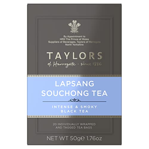 Taylors of Harrogate Lapsang Souchong, 20 Teabags (Pack of 6)