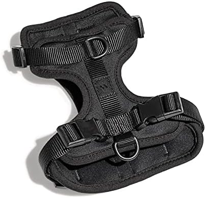 Wild One Canine Harness, No-Pull Pet Harness with 3 Leash Clips, Adjustable Mushy Padded Canine Vest, Snug, Stretchy